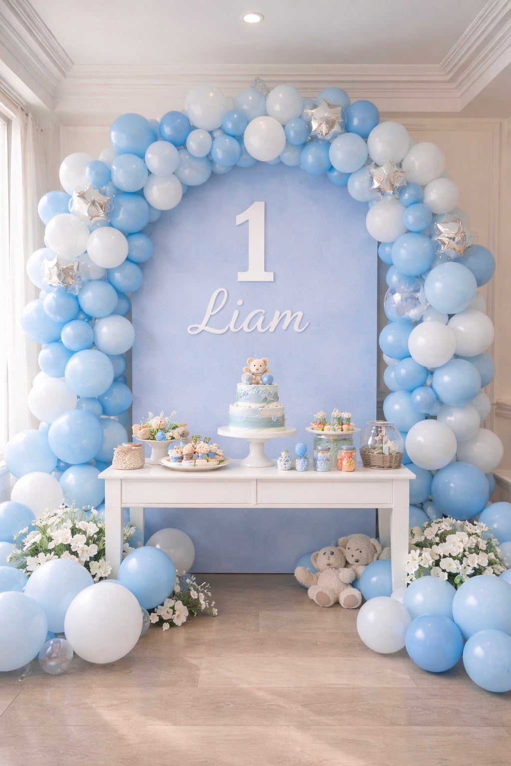 Wrinkle-Resistant & Non-Reflective Backdrop (Sky Whisper)