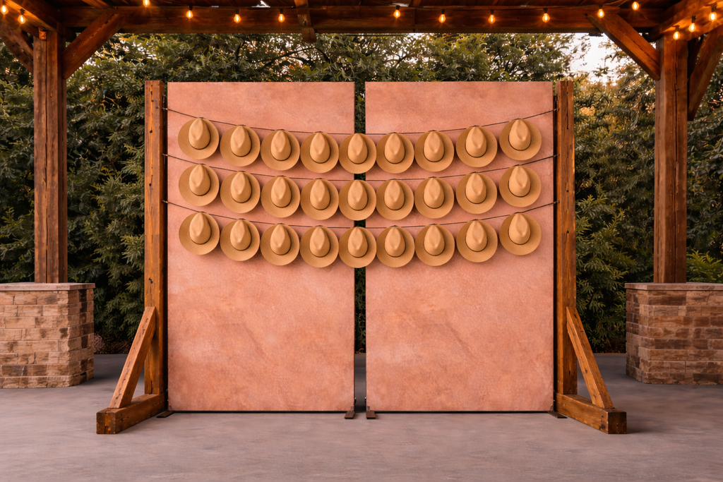 Wrinkle-Resistant & Non-Reflective Backdrop (Terracotta Cloud)