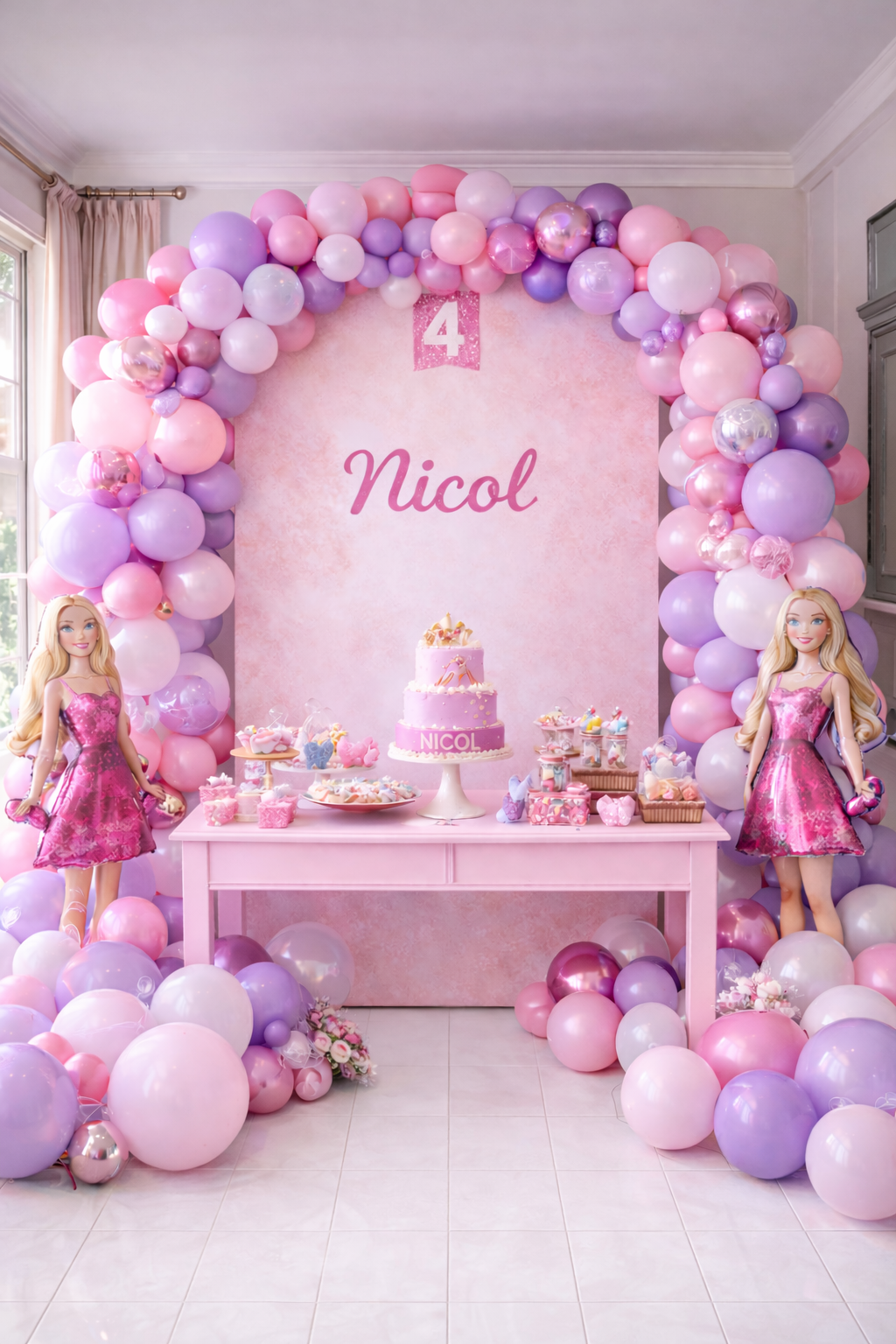 Wrinkle-Resistant & Non-Reflective Backdrop (Rose Veil)