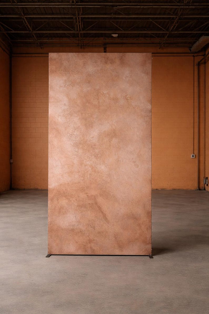 Wrinkle-Resistant & Non-Reflective Backdrop (Terracotta Cloud)