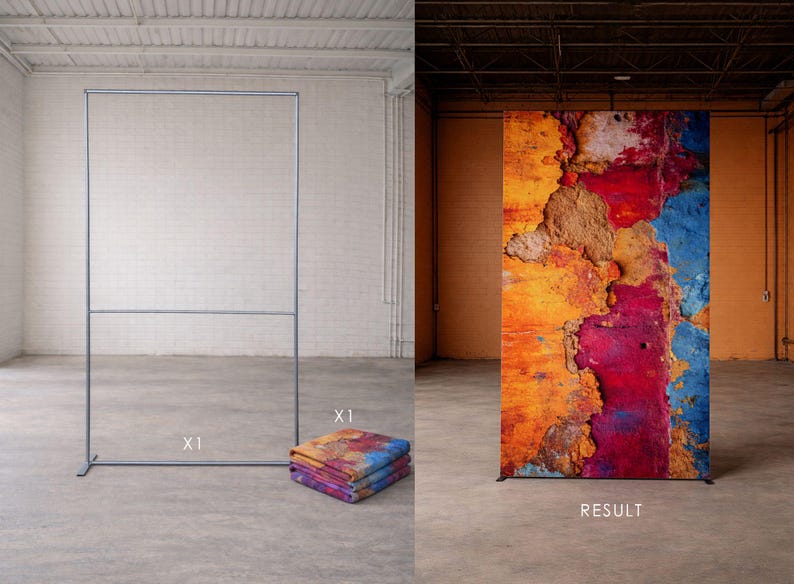Wrinkle-Resistant & Non-Reflective Backdrop (Desert Mosaic)