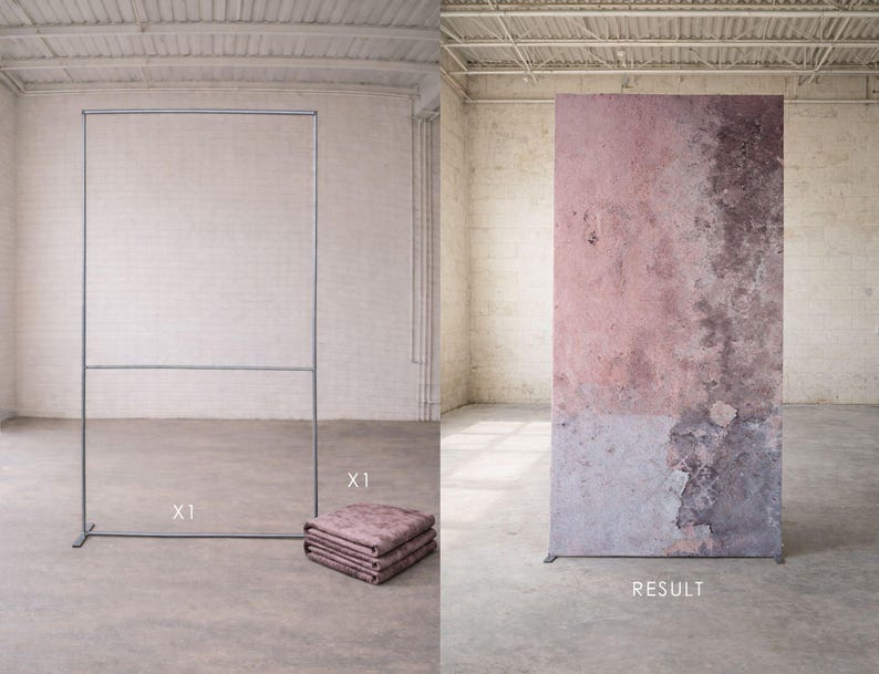 Wrinkle-Resistant & Non-Reflective Backdrop (Blush Stone)